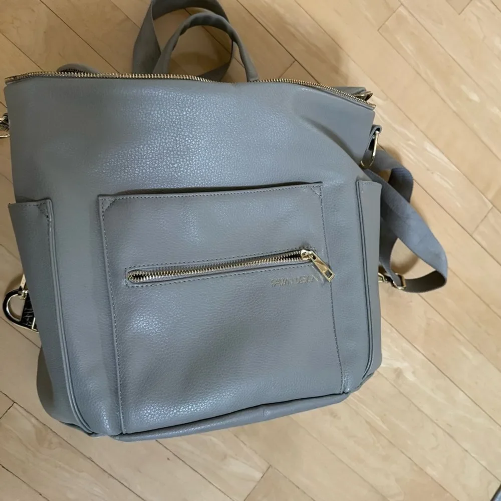 Fawn Design The Original Diaper Bag in Gray